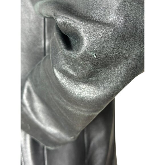 1990s Vintage black lambskin jacket by Adler Collection Size PM - Picture 9 of 9